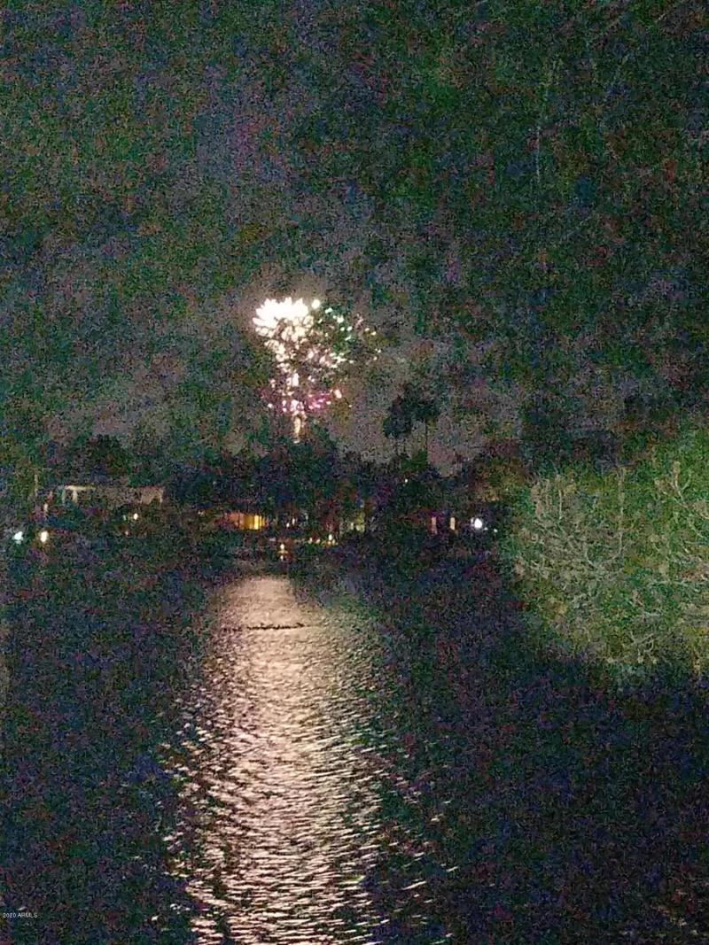 Enjoy views of the fireworks from near b