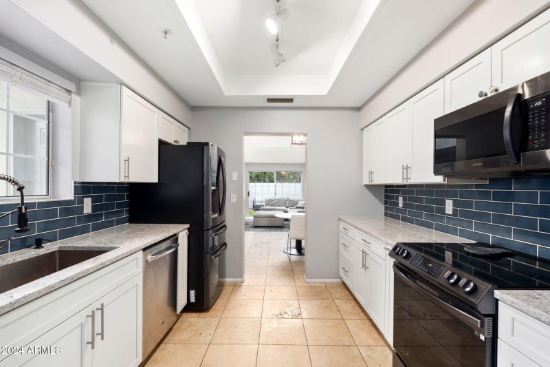 Walking in from garage entrance