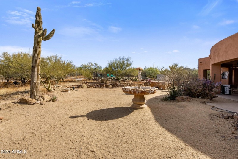 Spacious Desert Landscape Yard