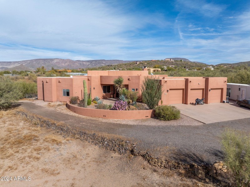 Front Drive with Mountain Views