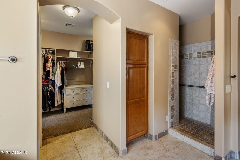 Walk-In Shower & Closet Access