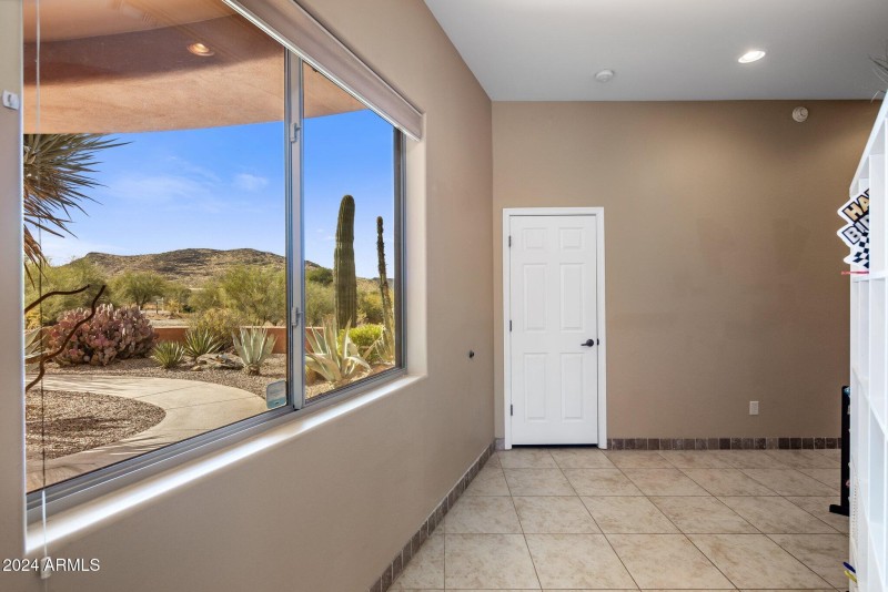 Desert Views from Interior Hall