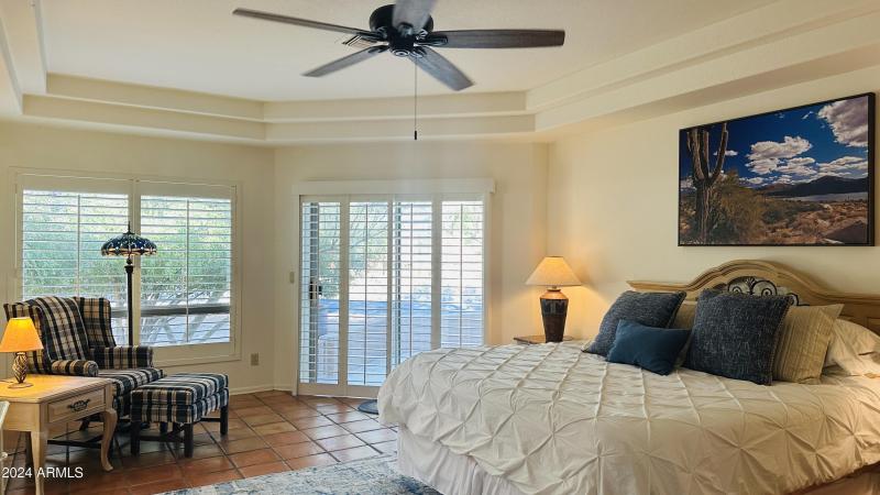 Primary Bedroom with Patio Exit