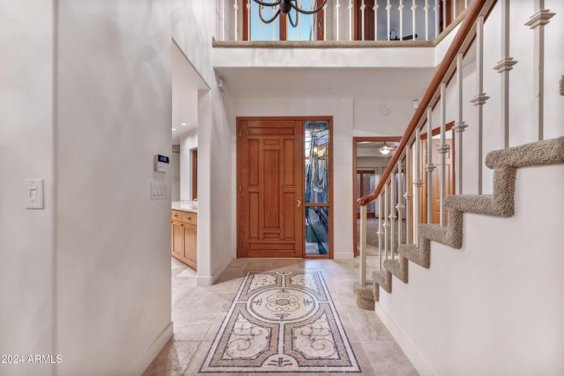 Entry Interior and Stairs