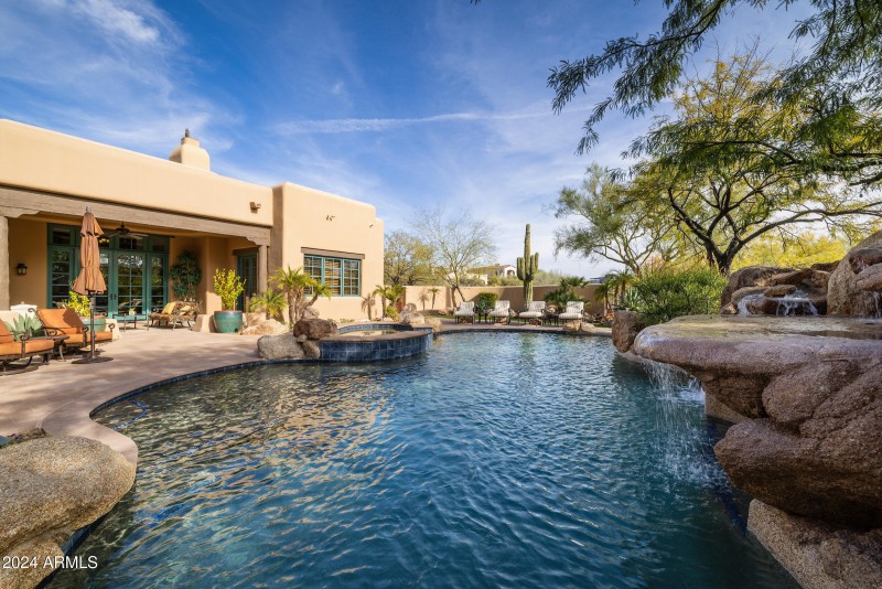 Backyard with Salt Water