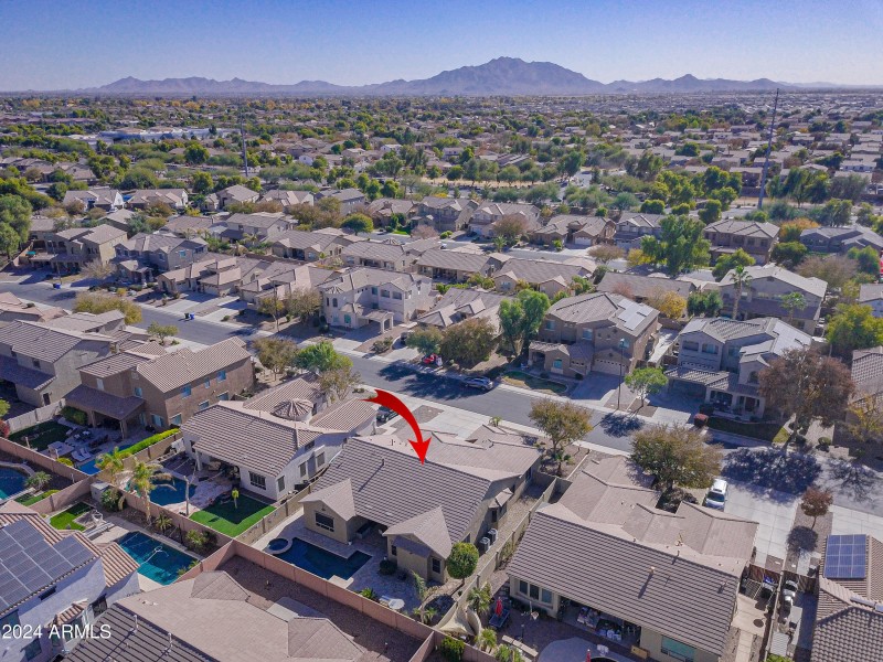 Aerial Neighborhood Looking South