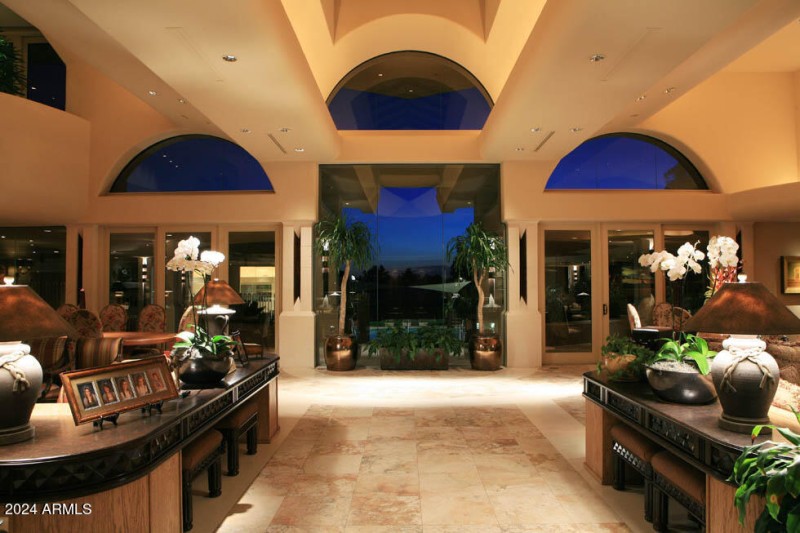 Ceiling details of Great Room
