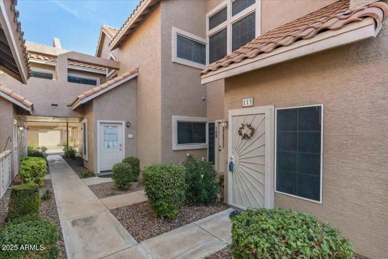 Front entry & walkway