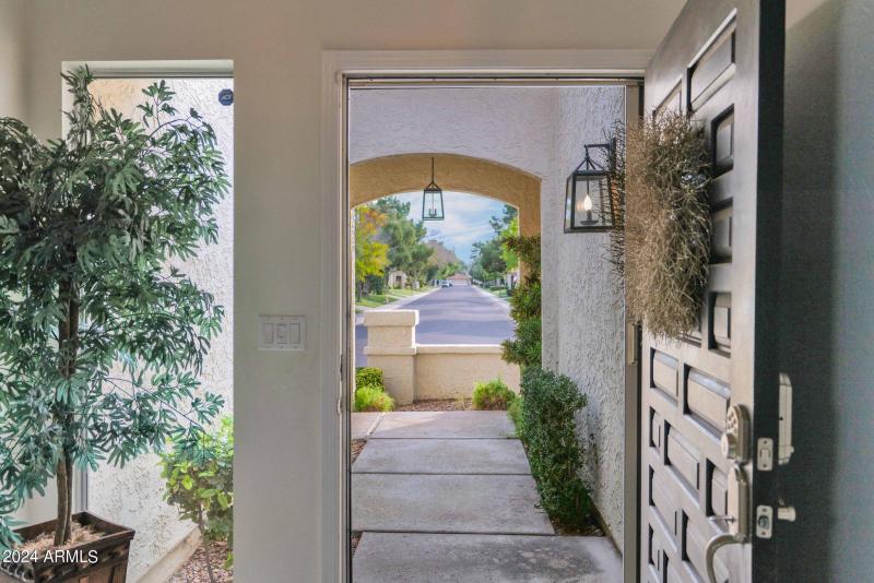 View out front to the East