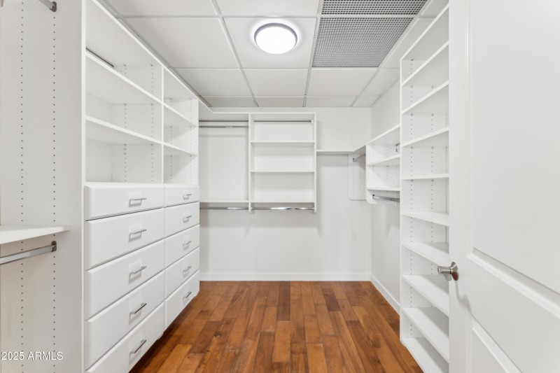 Custom Walk-in Closet Storage!