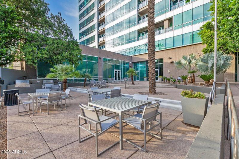 Community Gas BBQ Area