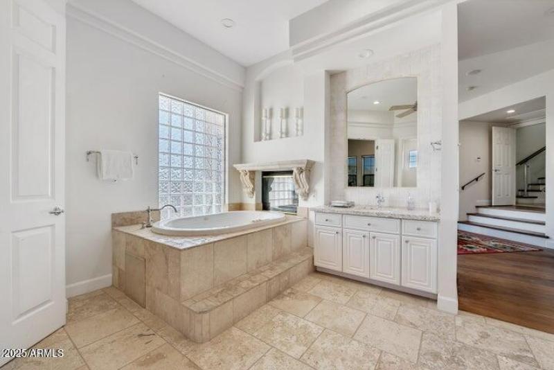 Gorgeous and spacious primary bathroom
