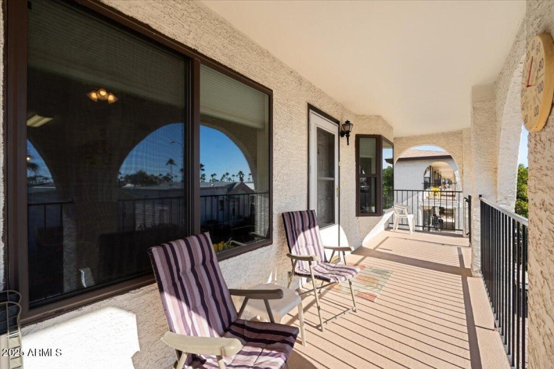 Covered Balcony Deck