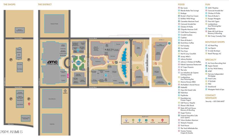 Westgate Shopping Map