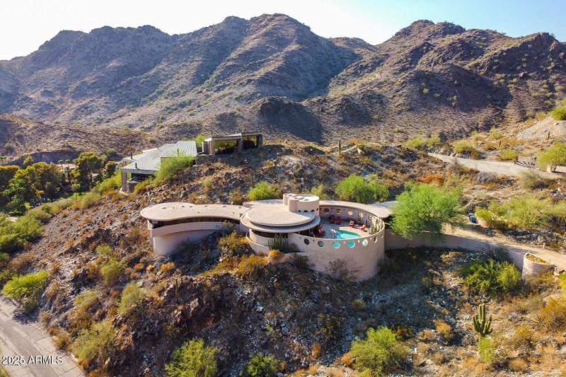 Mountains surrounding home