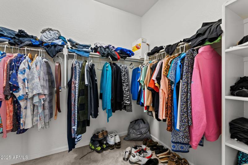 Large walk in closet