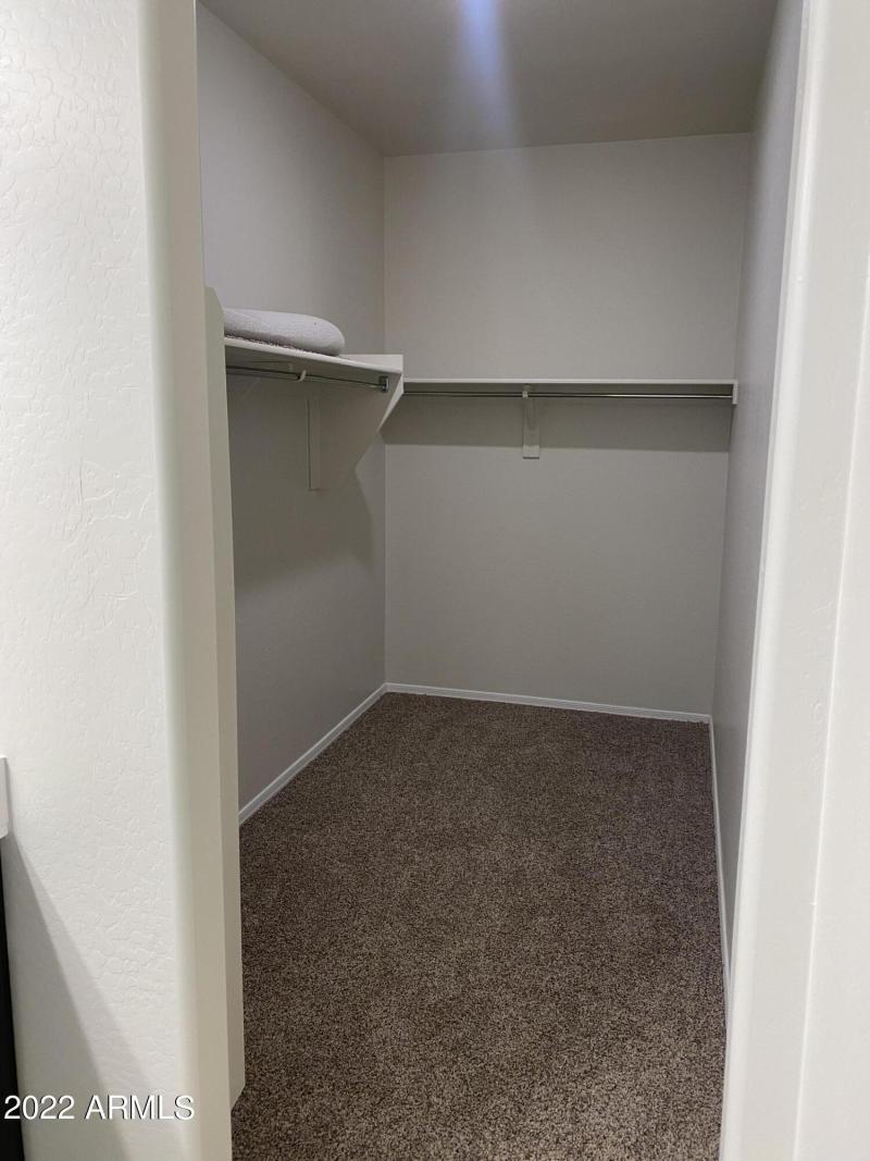 Master walk in closet