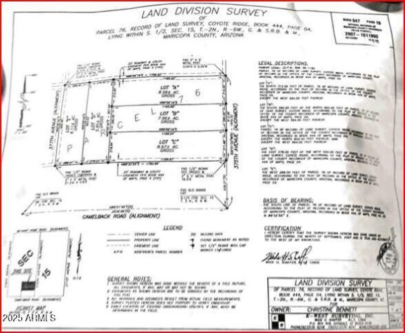 lot split survey