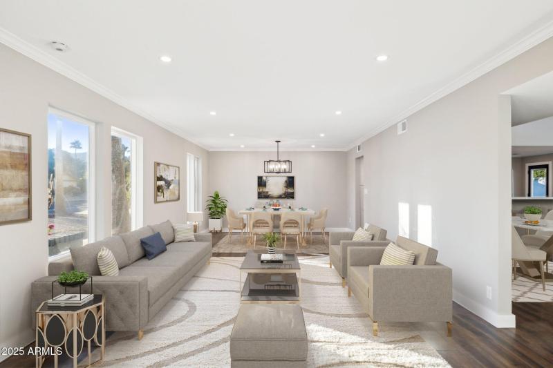 Elegant Living Room Setting