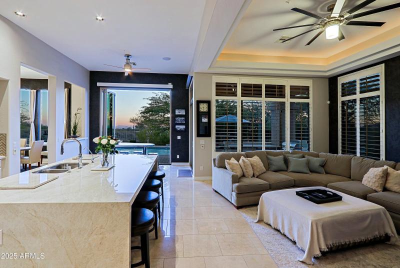 Kitchen and Family Room