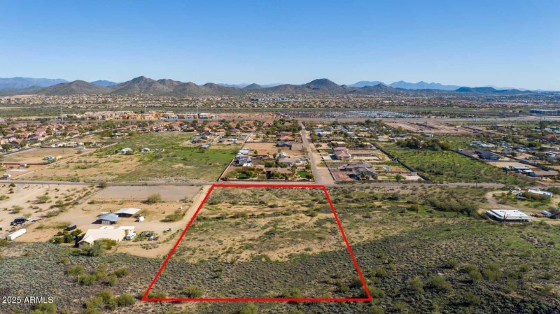 Aerial view of W. parcel