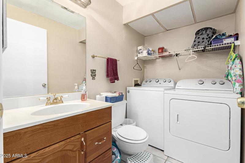 Laundry and Secondary Bath