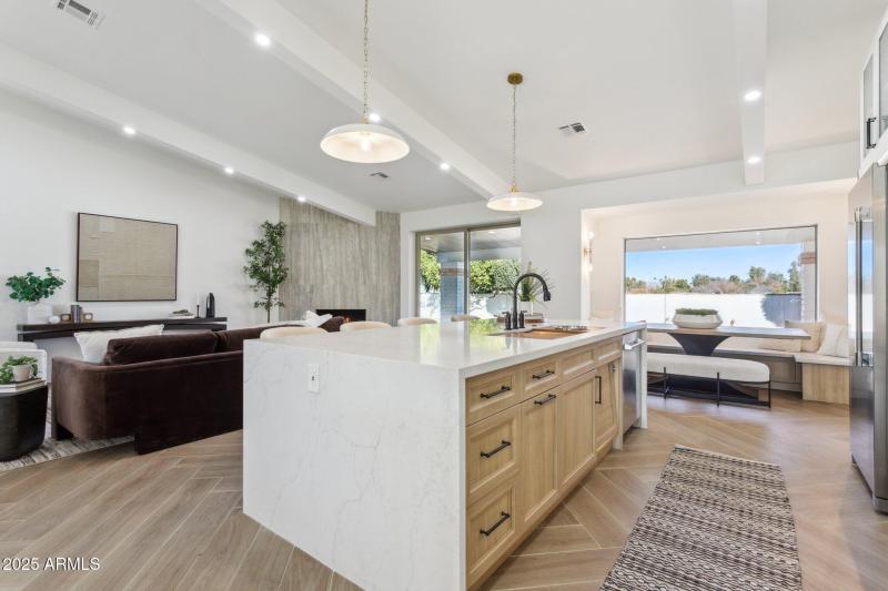 White oak custom cabinetry