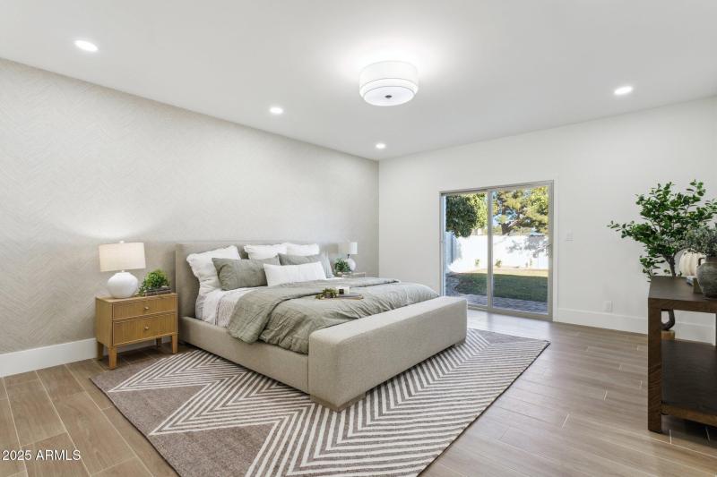 Expansive master bedroom