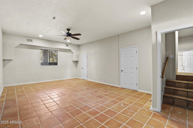 basement bedroom or game room