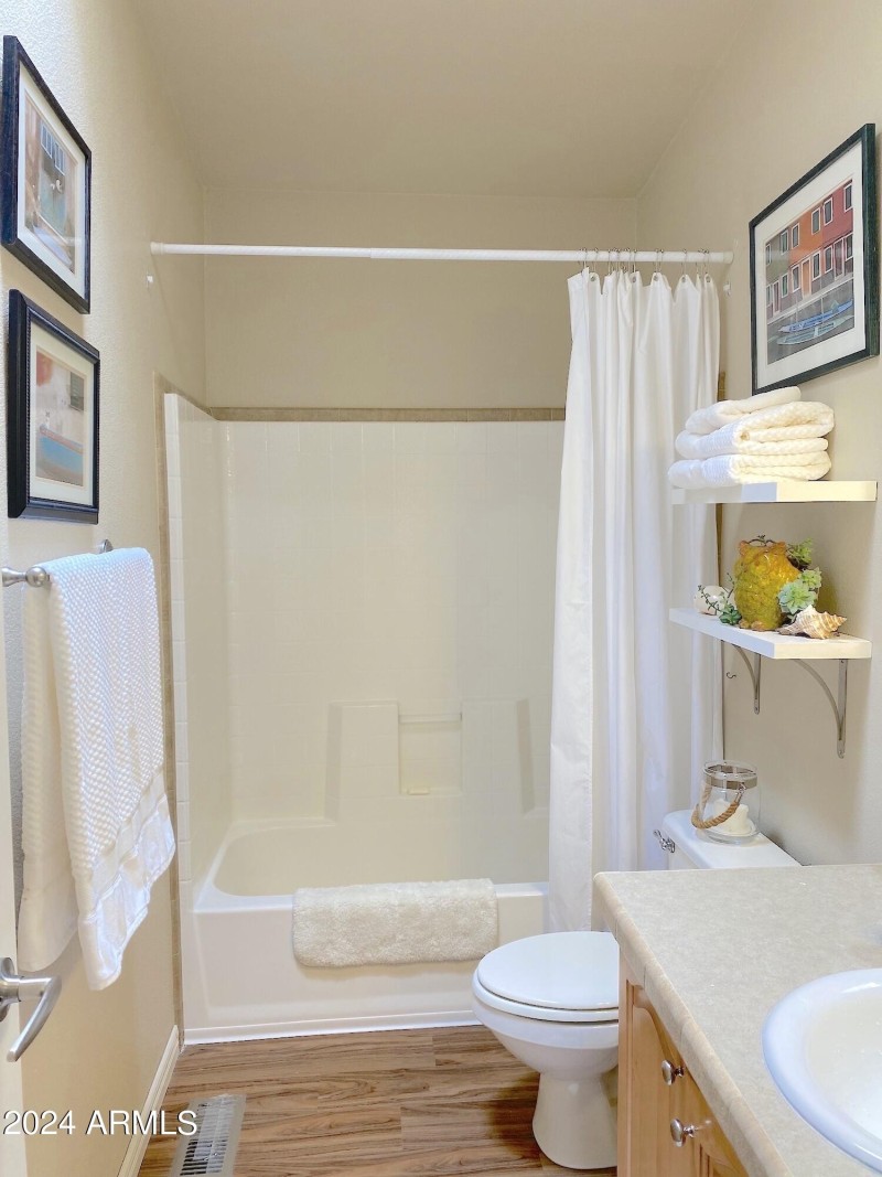 Guest bath tub/shower