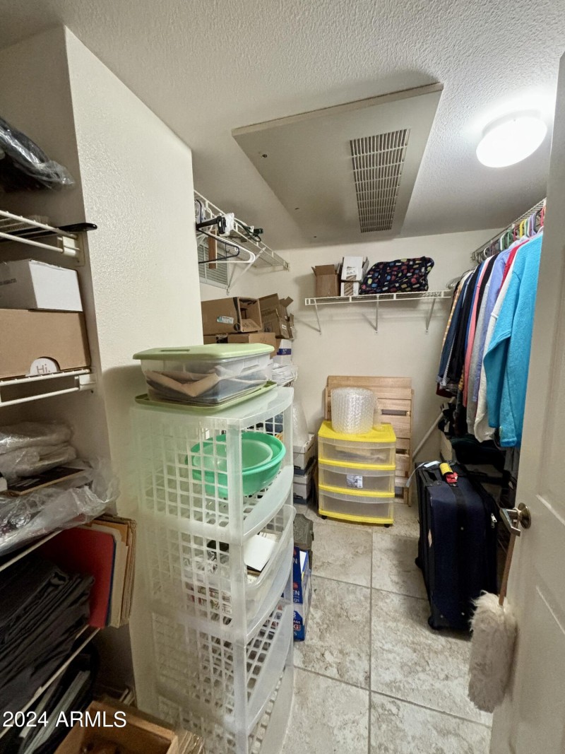 One of 2 extra large closet