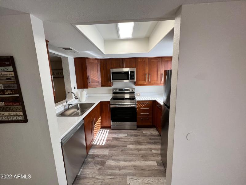 Trey Ceiling in Kitchen