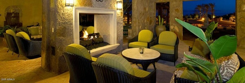 Clubhouse Outdoor Fireplace seating