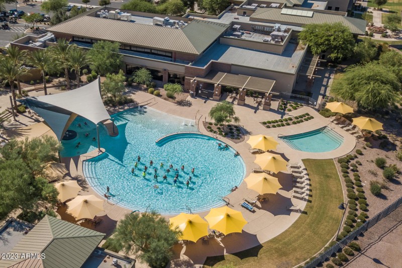 Sun City Resort Pool Aerial View
