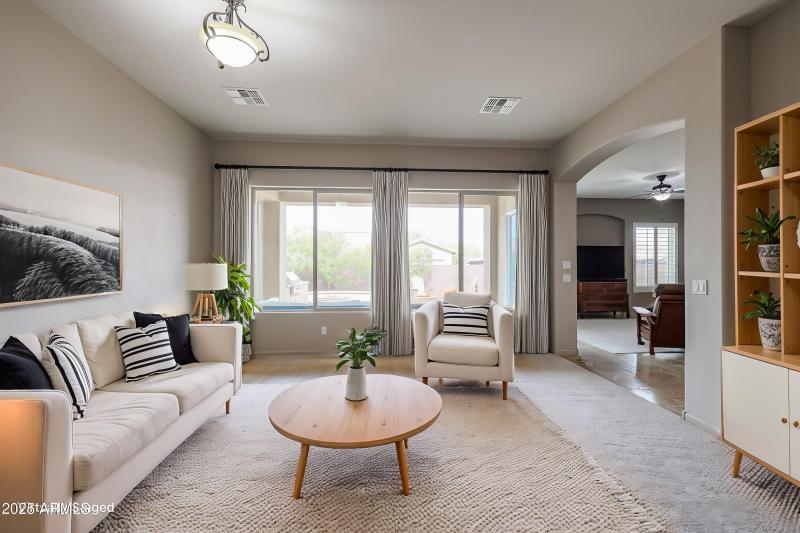 Virtually Staged - Formal Living Area