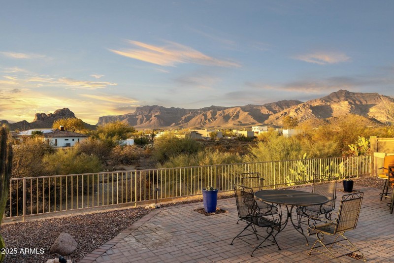Backyard panoramic view