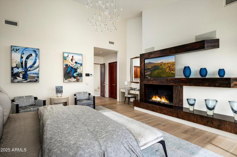 Copper Gas Fireplace