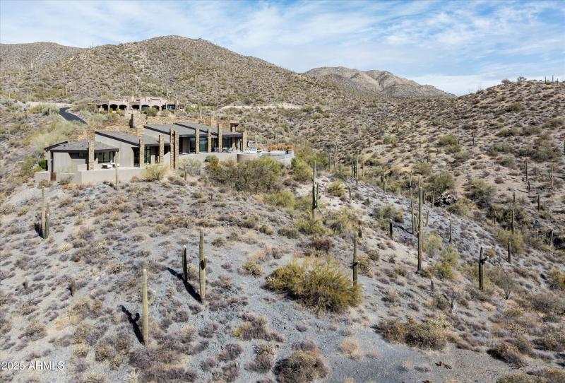 Surrounded by high sonoran desert