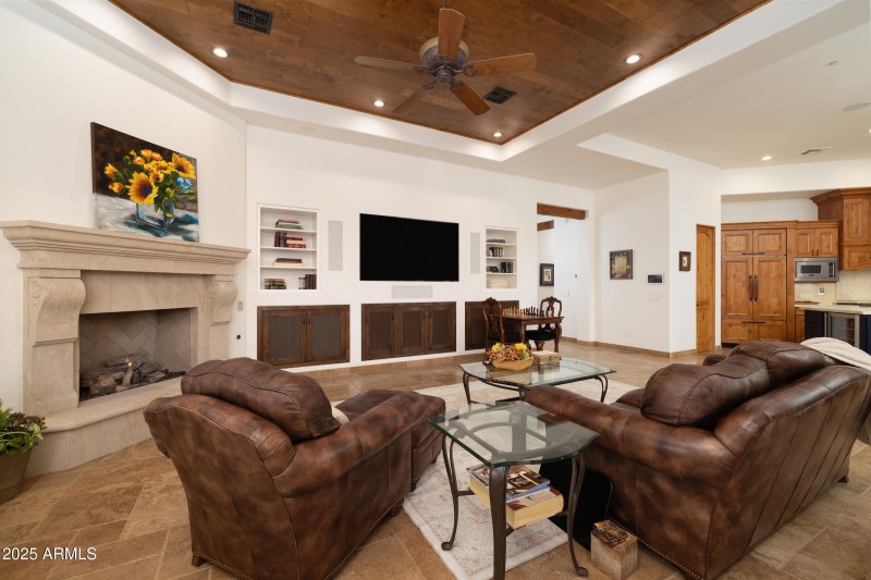 Family Room with Gas Fireplace