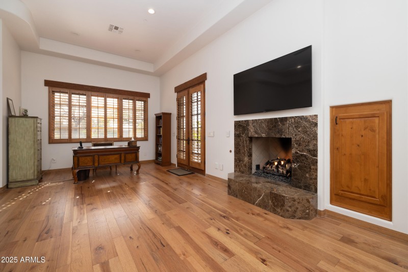 Gas Fireplacein Primary Bedroom