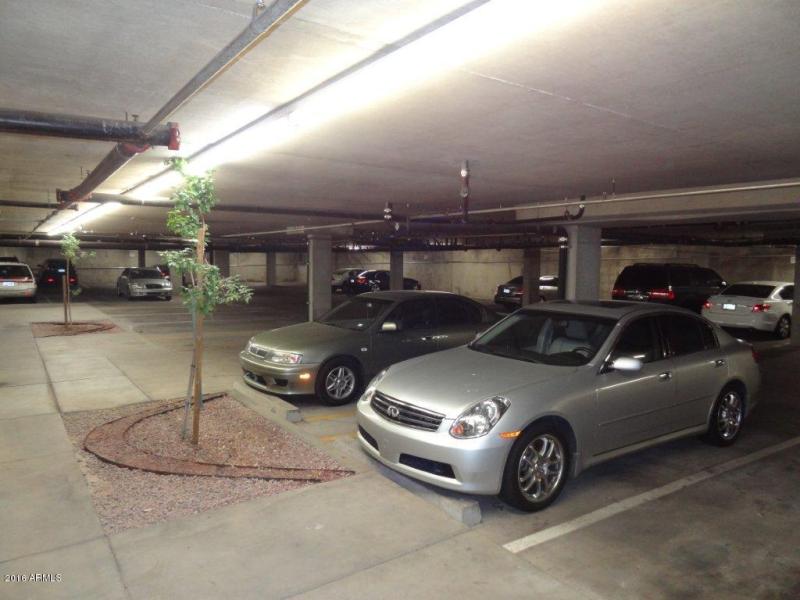 Underground parking garage