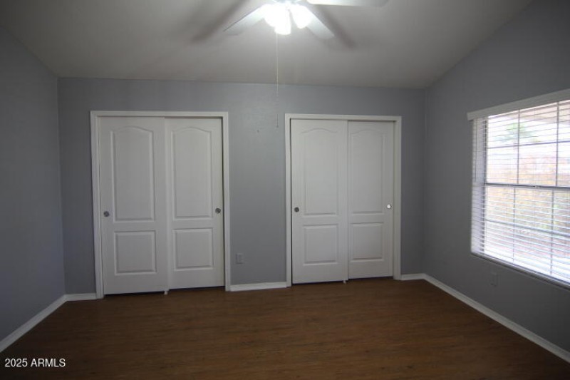 Double Closet Doors Primary Bdrm