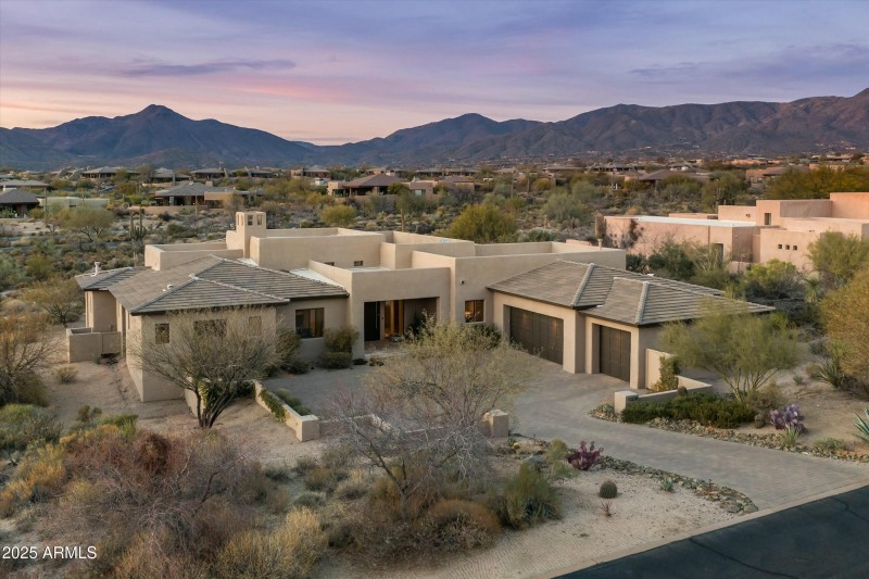 AERIAL FRONT OF HOME