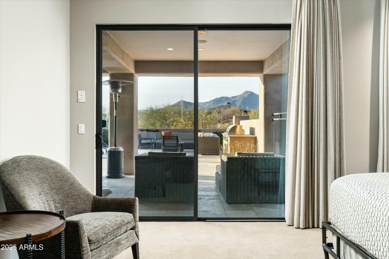 MAIN BEDROOM ACCESS TO PATIO