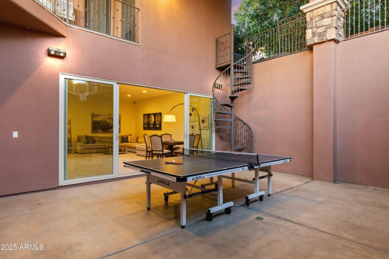 Walkout Lower Level Sport Court