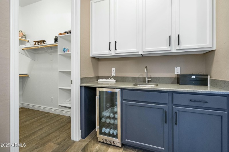 Wet Bar in primary Bedroom