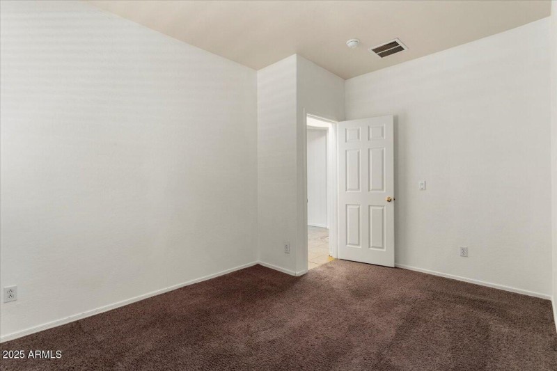 3rd Bedroom looking toward hall