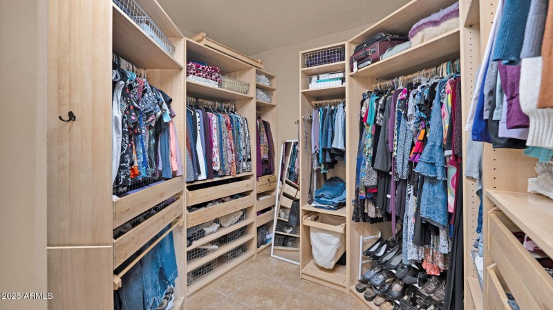 Custom Closet With Drawers