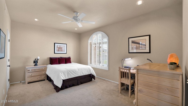 Upstairs Bedroom 3 with walk in closet