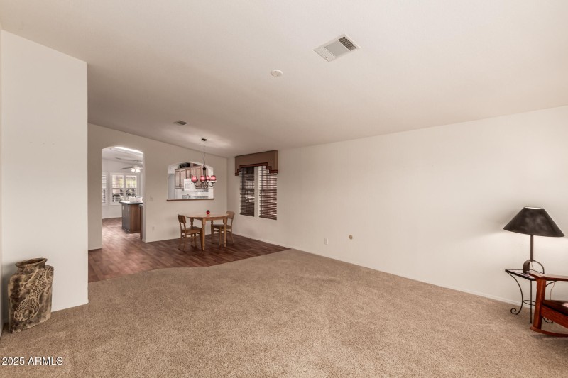 Entry- family room to kitchen